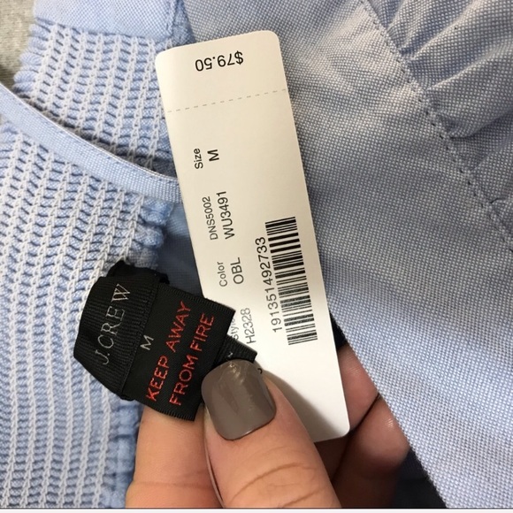 J Crew Eyelet Trim Pajama tank top - Picture 3 of 8